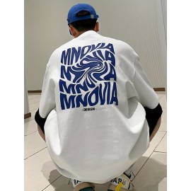 100% Cotton Loose Fit Print T-Shirt for Men - Soft, Breathable, Crew Neck, Short Sleeve, Regular Length, Casual Weekend Tee - Perfect for Daily Outdoor Activities