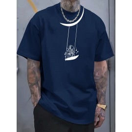 Print Tee Shirt, Tees for Men, Casual Short Sleeve T-shirt for Summer