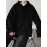Songxier Men's Casual Hooded Sweater - Cozy Knit Pullover with Kangaroo Pocket, Solid Color, Perfect for Fall/Winter