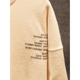 Oversized Van Gogh Print Sweater for Men And Women, Knitted Casual Sweater for Men, Pullover for .