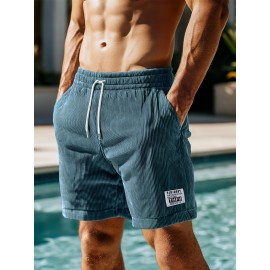 Fashionable Men's Summer Drawstring Casual Sports Loose Shorts, Suitable For Outdoor Sports, Comfortable And Versatile